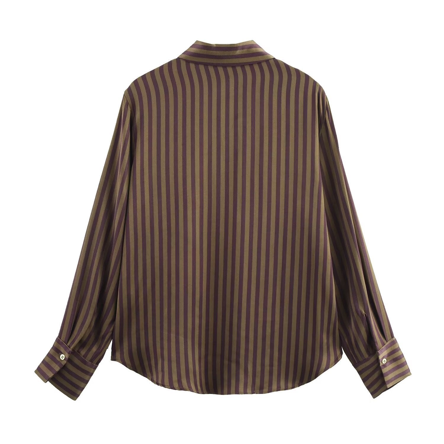 BROWN STRIPED COORDINATE SET