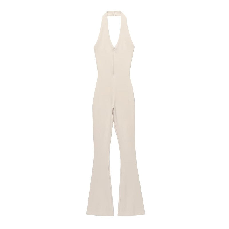 HALTER NECK JUMPSUIT