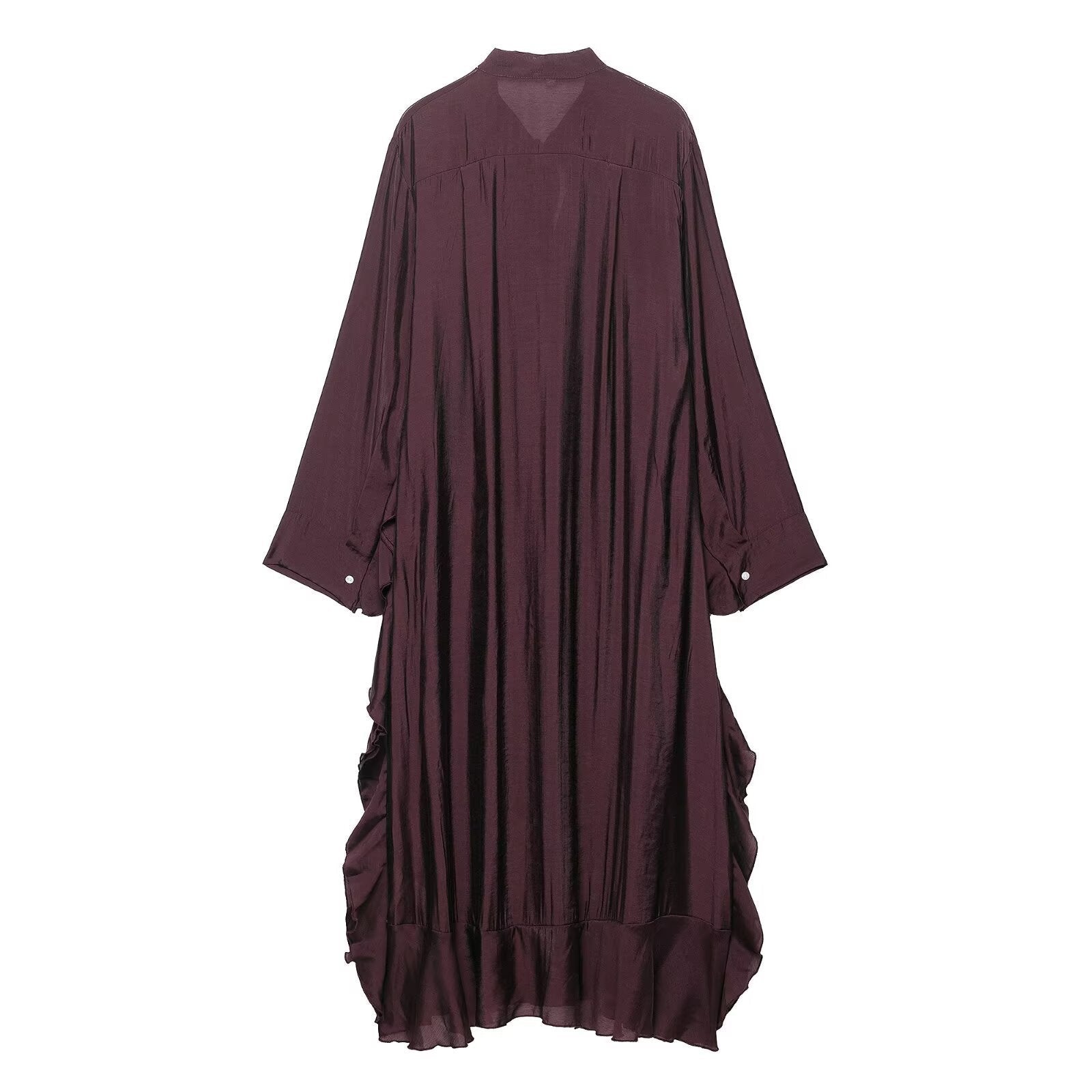 LOCKERES SATIN-KLEID MIT SCHLEIFE