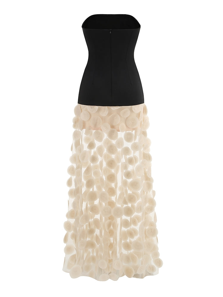 MAXI-KLEID MIT TRÄGERLOS