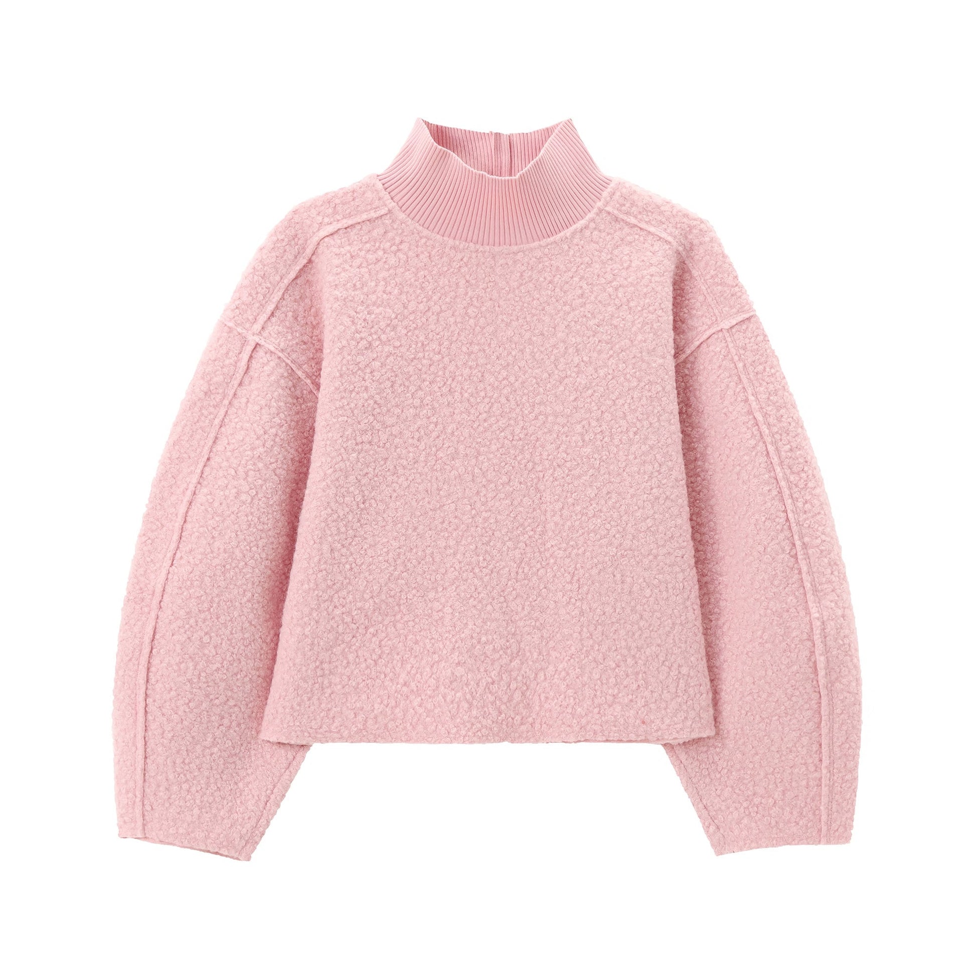 STRICKPULLOVER MIT STEHKRAGEN