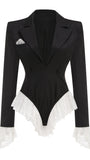 BLAZER-STIL MIT SPITZEN-DETAILS