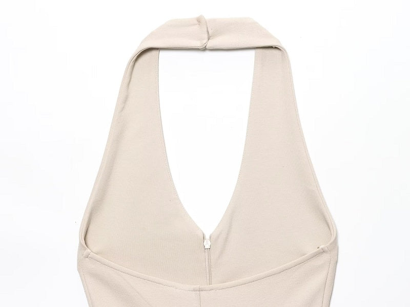 HALTER NECK JUMPSUIT