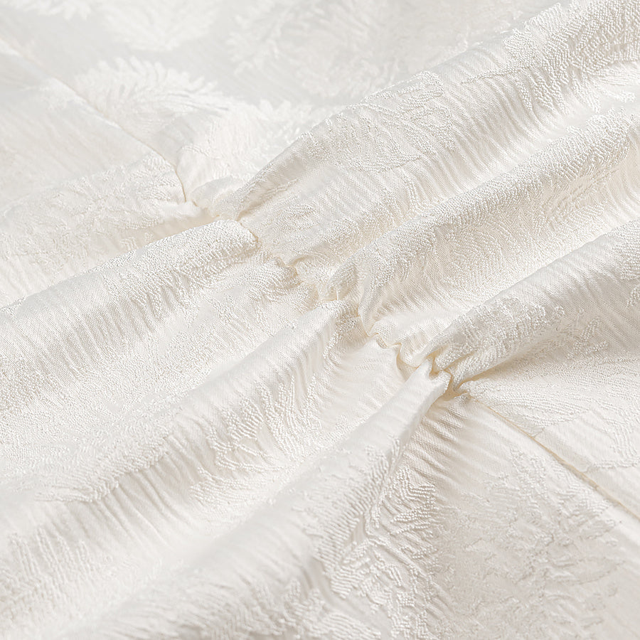MIDI-HEMDKLEID MIT JACQUARD-MUSTER