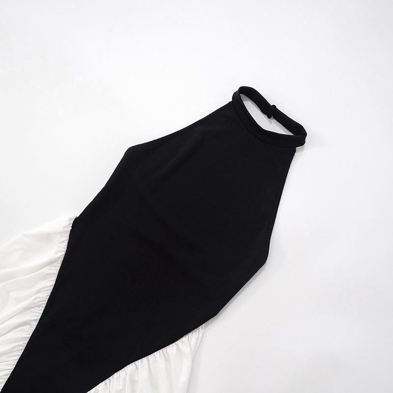 CONTRAST MAXI DRESS
