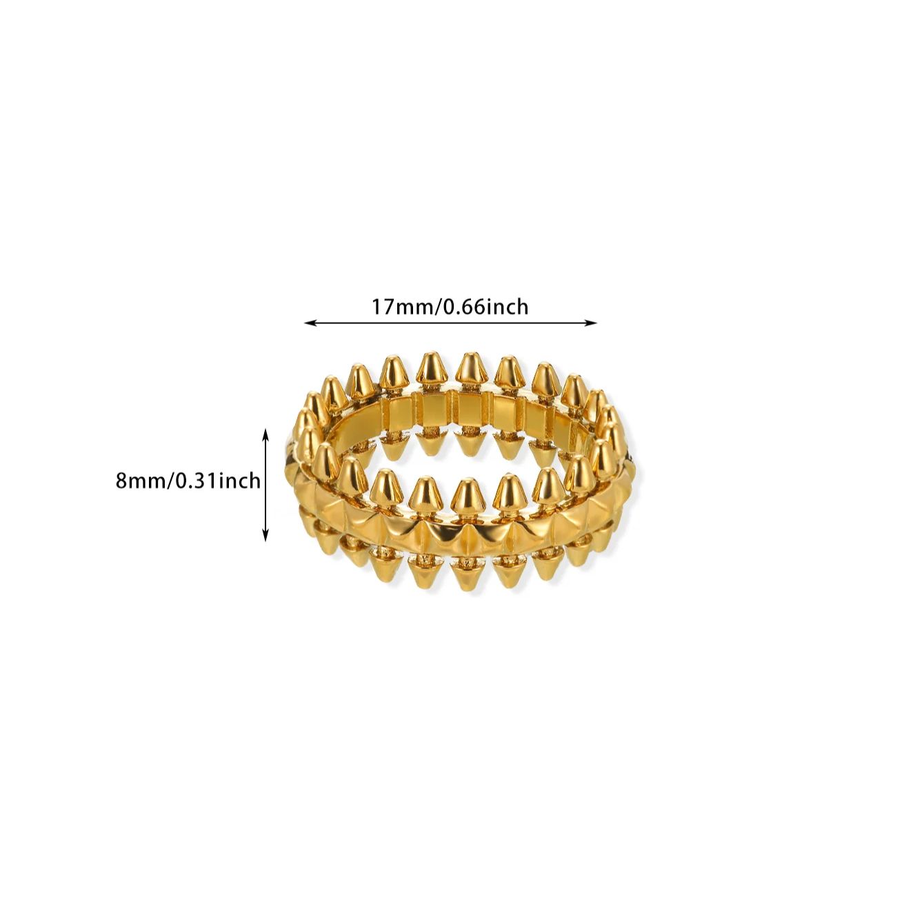 SPIKY RING