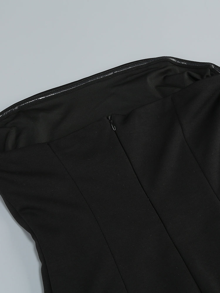 MAXI-KLEID MIT TRÄGERLOS
