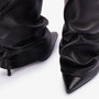 FAUX LEATHER KNEE-HIGH BOOTS