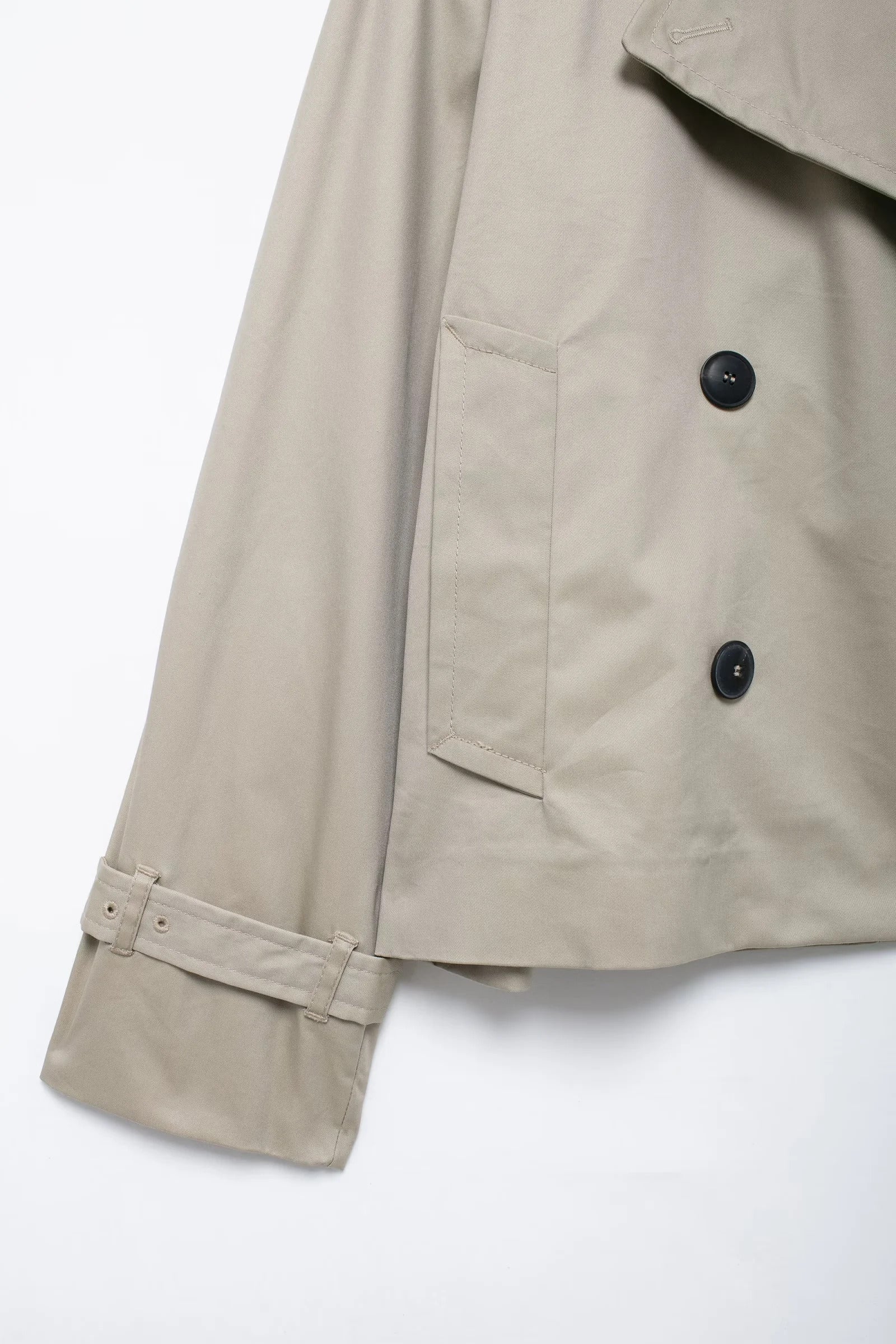 SHORT TRENCH COAT