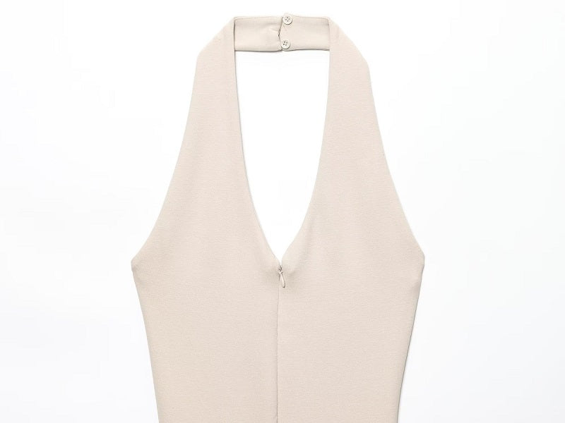 HALTER NECK JUMPSUIT