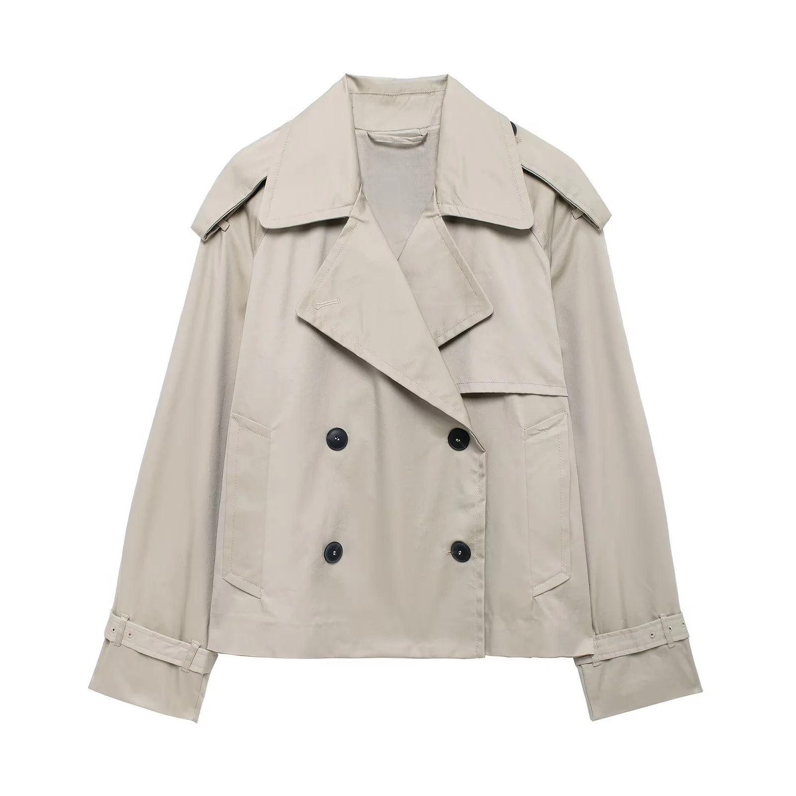 SHORT TRENCH COAT