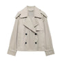 SHORT TRENCH COAT