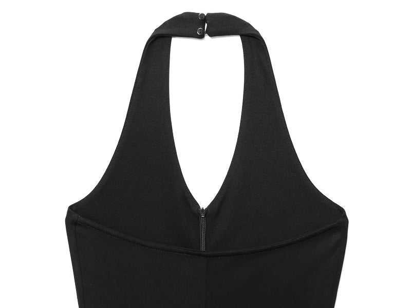 HALTER NECK JUMPSUIT