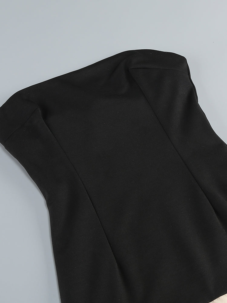 MAXI-KLEID MIT TRÄGERLOS