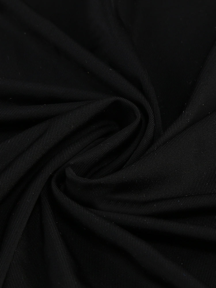 MINI-KLEID MIT STRASS-DETAIL UND SCHLEPPE