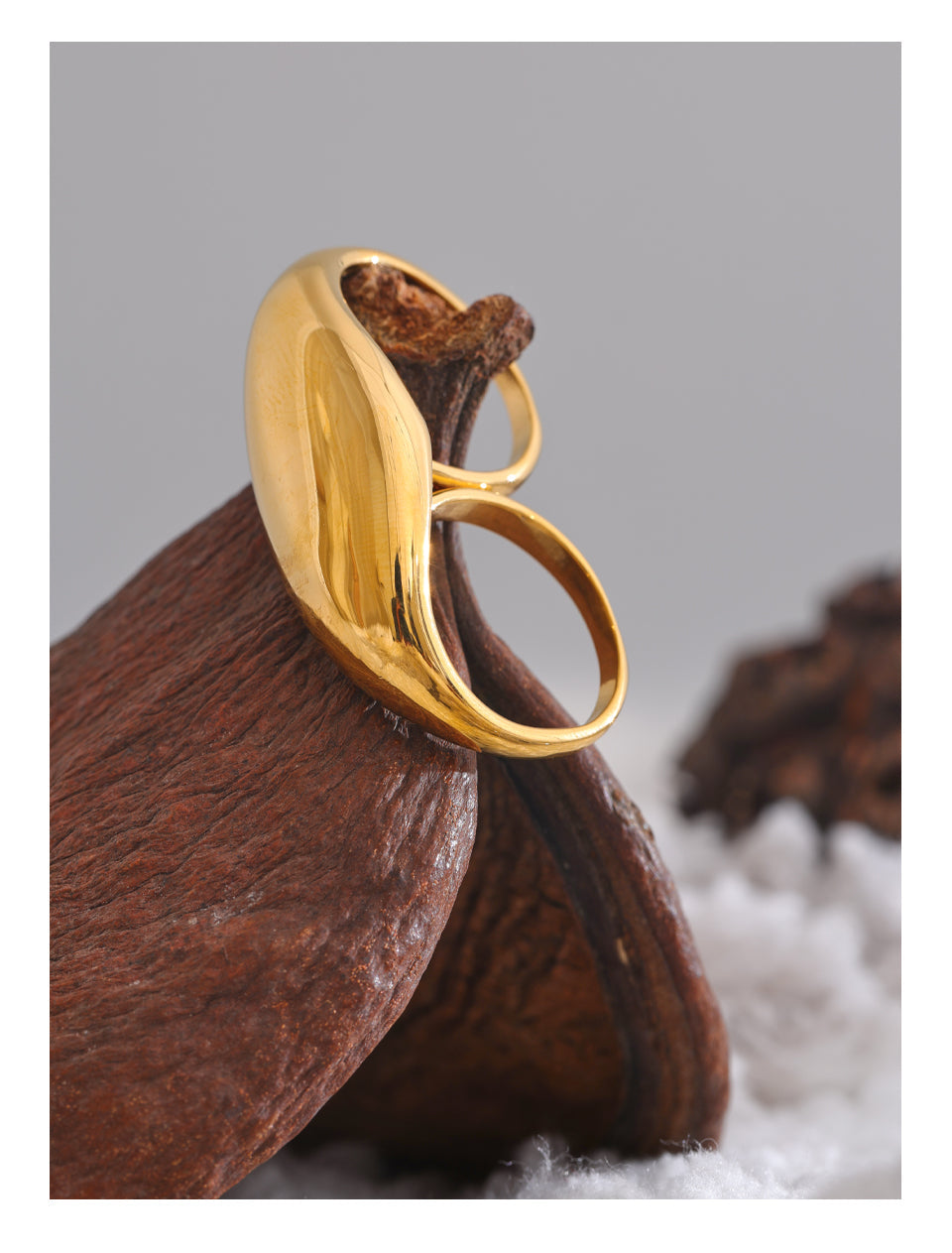 GEOMETRISCHER DOPPELFINGER-RING