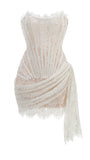 MINI-KLEID MIT KORSETT-DESIGN