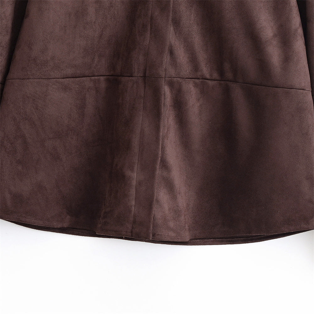 FAUX SUEDE COORDINATE SET