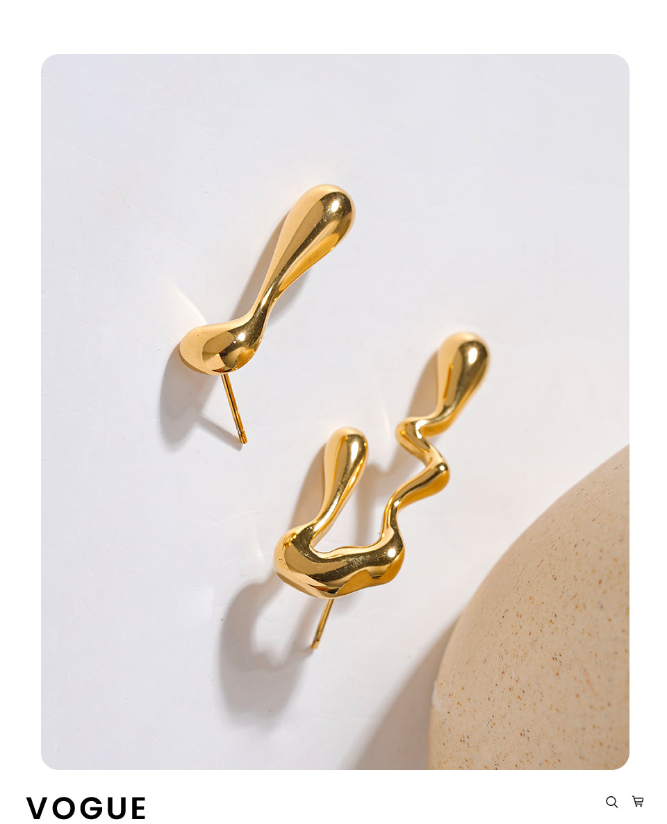ASYMMETRISCHE STATEMENT-OHRSTECKER
