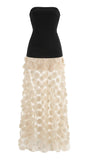 MAXI-KLEID MIT TRÄGERLOS