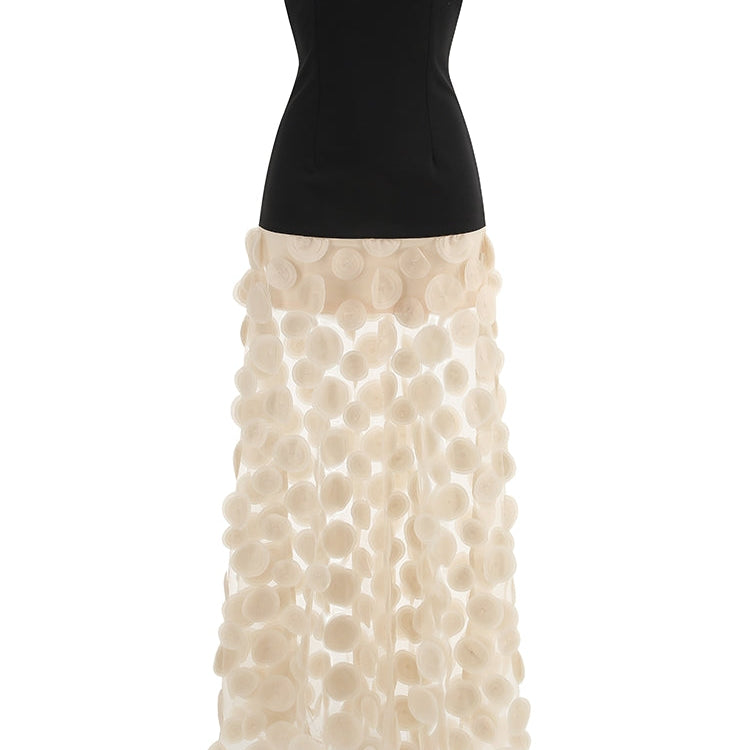 MAXI-KLEID MIT TRÄGERLOS
