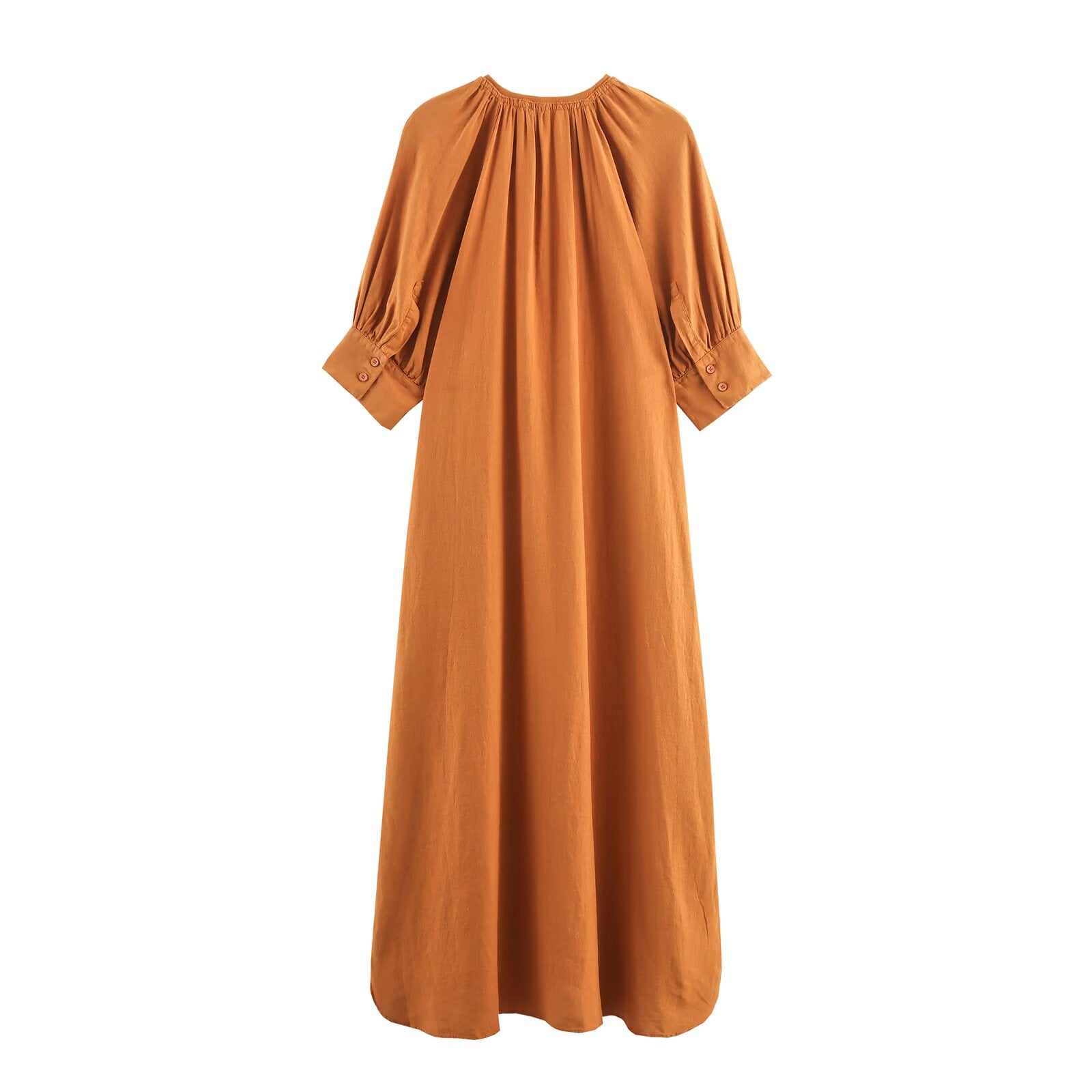 LOCKERES LANGE KLEID IN ORANGE
