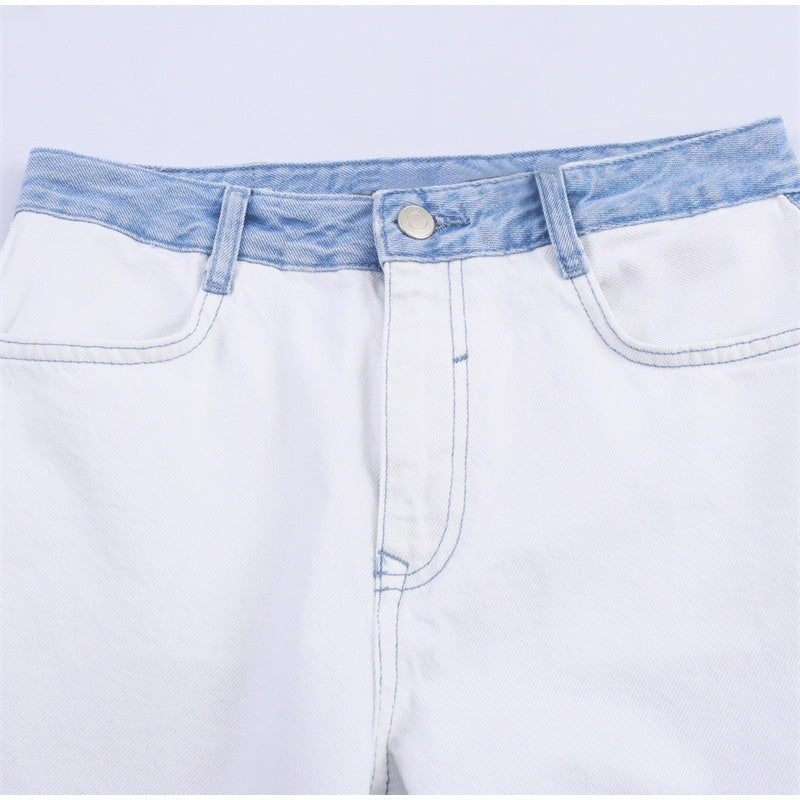 COLORBLOCK DENIM SET