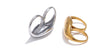 GEOMETRISCHER DOPPELFINGER-RING
