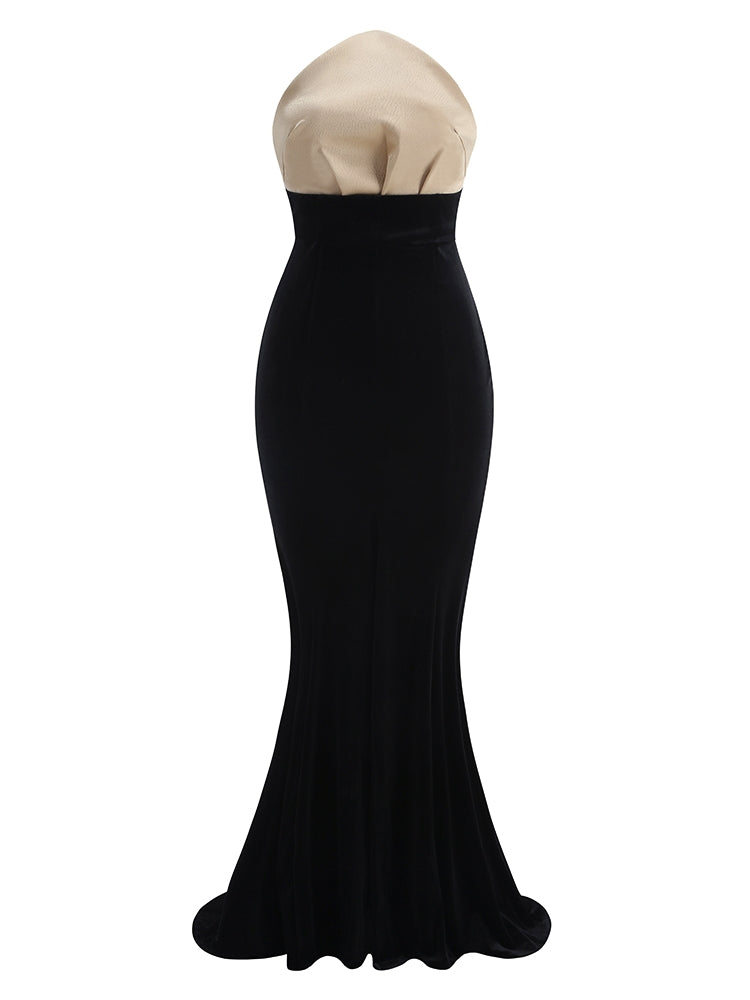 ASYMMETRISCHES MAXI-KLEID