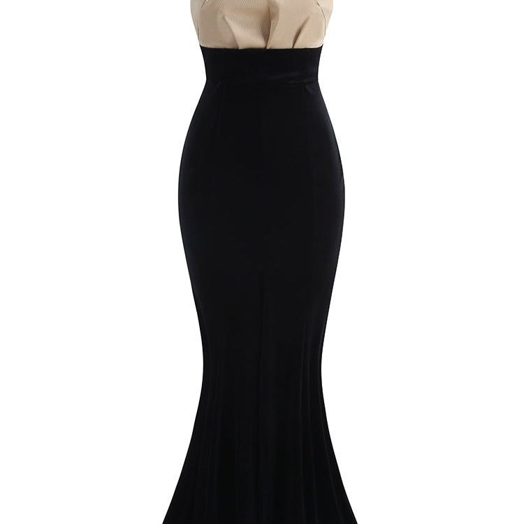 ASYMMETRISCHES MAXI-KLEID