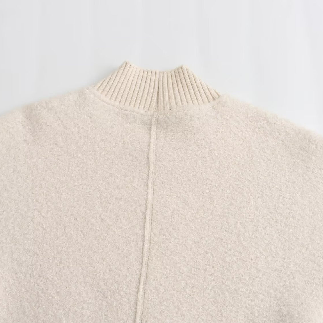 STRICKPULLOVER MIT STEHKRAGEN