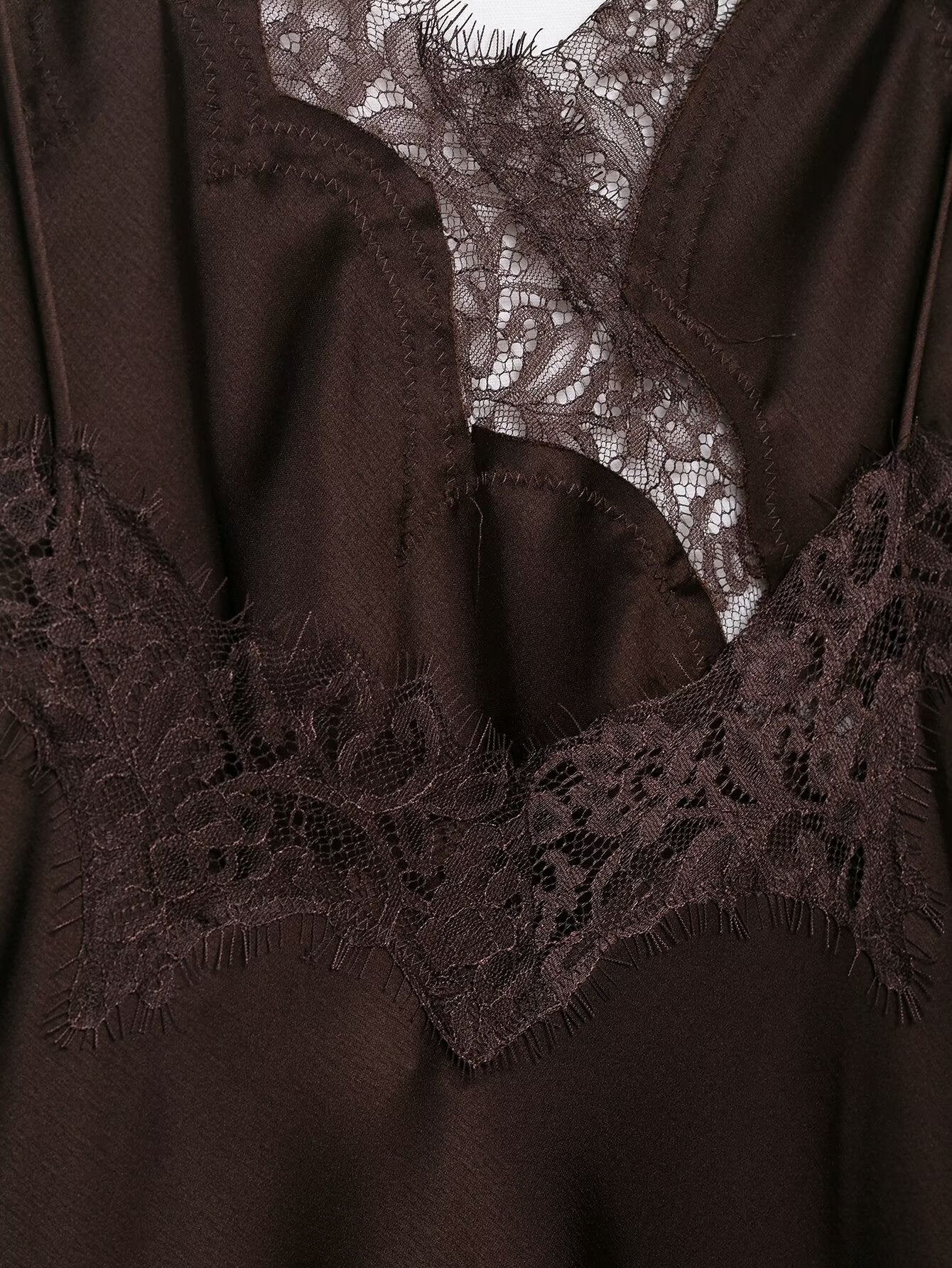 LACE TRIM SLIP DRESS