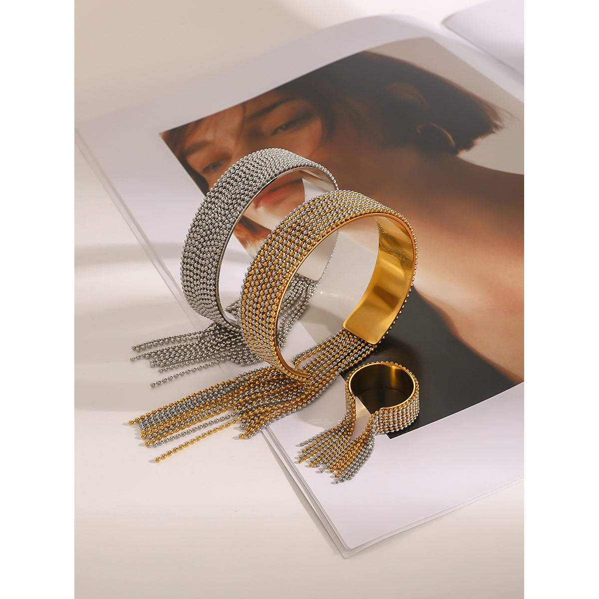 KETTENQUASTEN ARMBAND