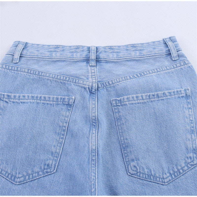 COLORBLOCK DENIM SET