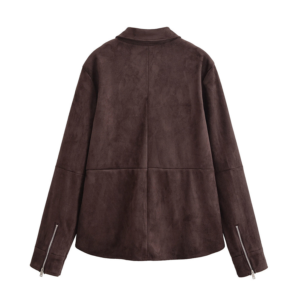 FAUX SUEDE COORDINATE SET