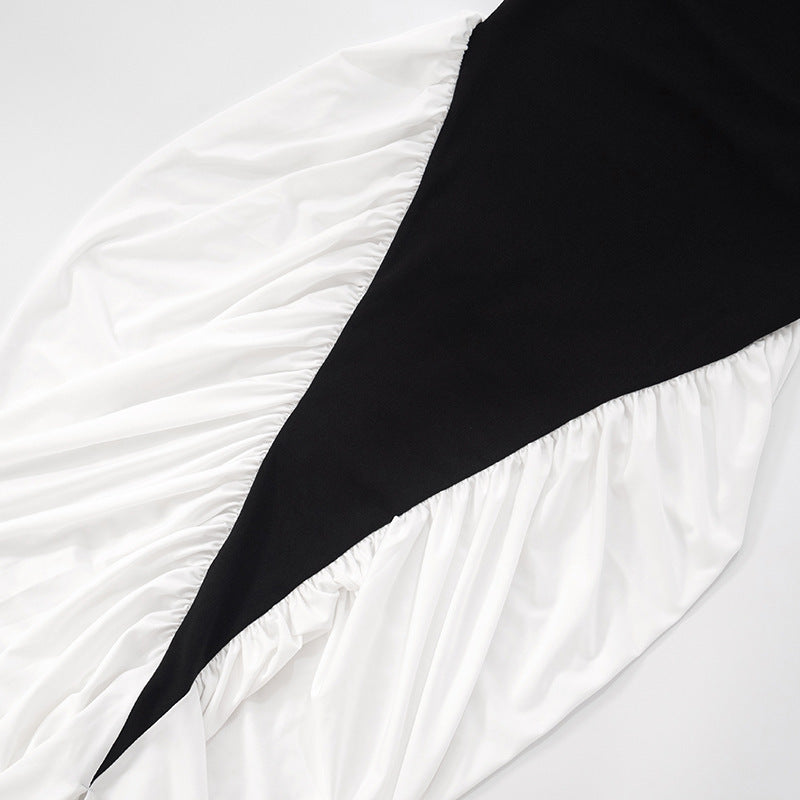 CONTRAST MAXI DRESS