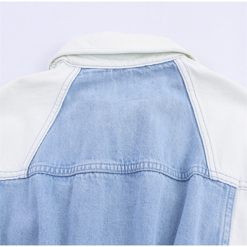 COLORBLOCK DENIM SET