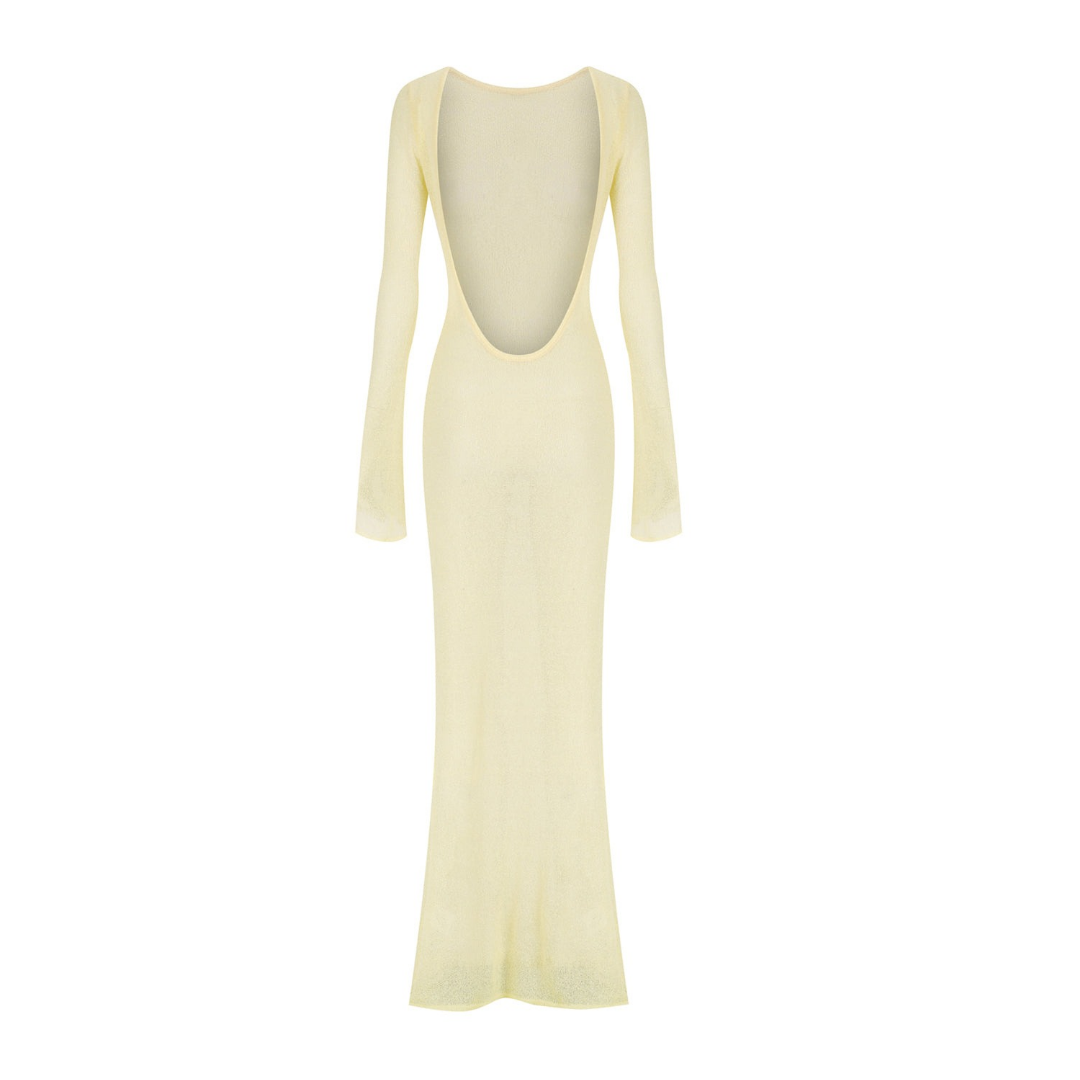 BACKLESS DRESS