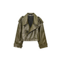 OVERSIZED PU LEATHER BIKER JACKET