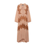 ELEGANTE MAXI-KLEID MIT SPITZEN-AKZENTEN