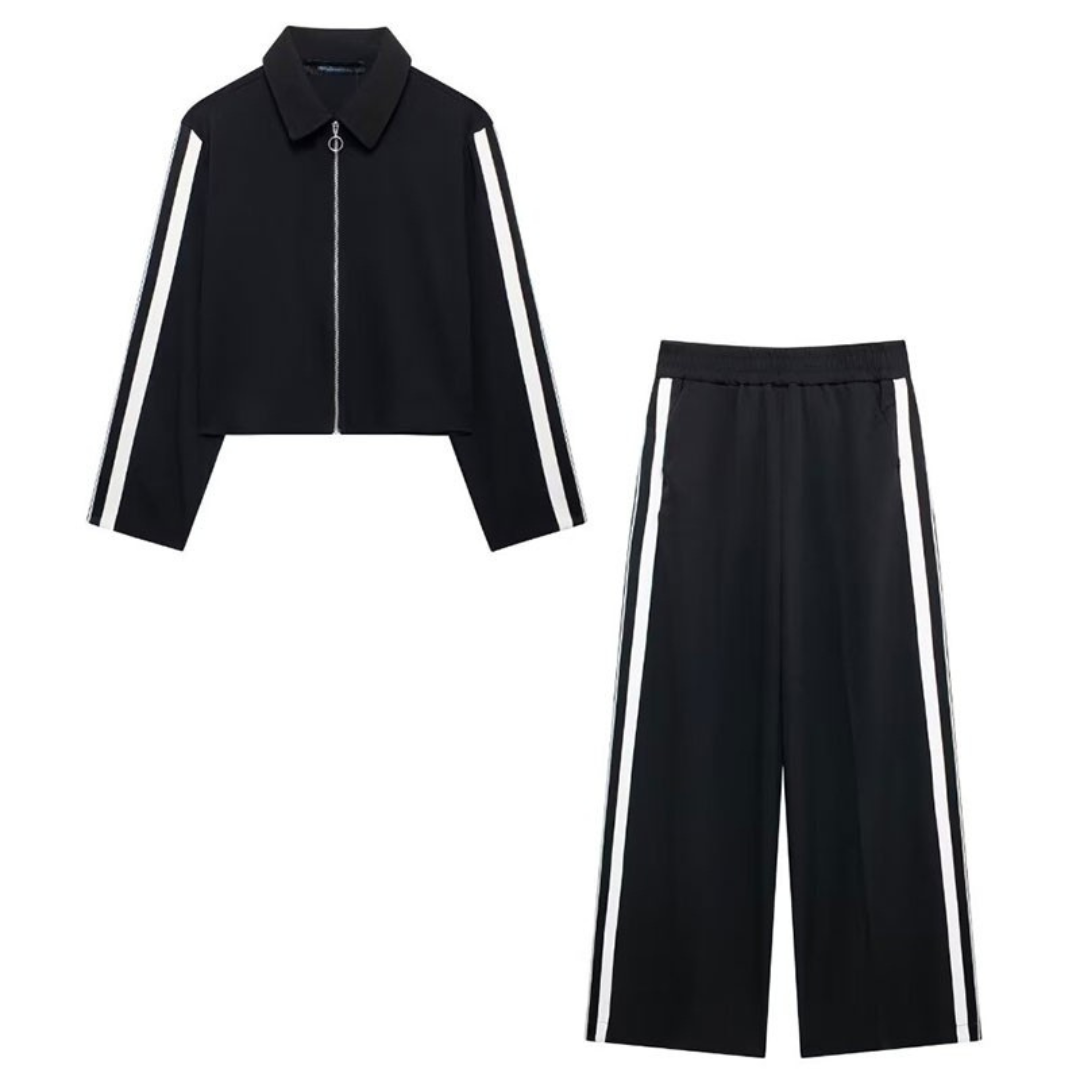 STRIPE TRACKSUIT SET