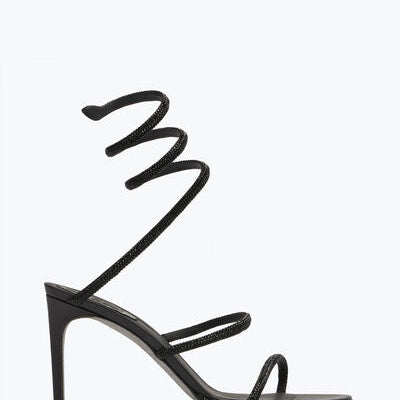 SPIRAL STRAP SANDALS