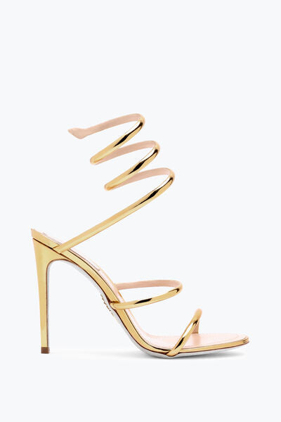 SPIRAL STRAP SANDALS
