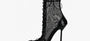 LACE-UP MESH ANKLE BOOTS