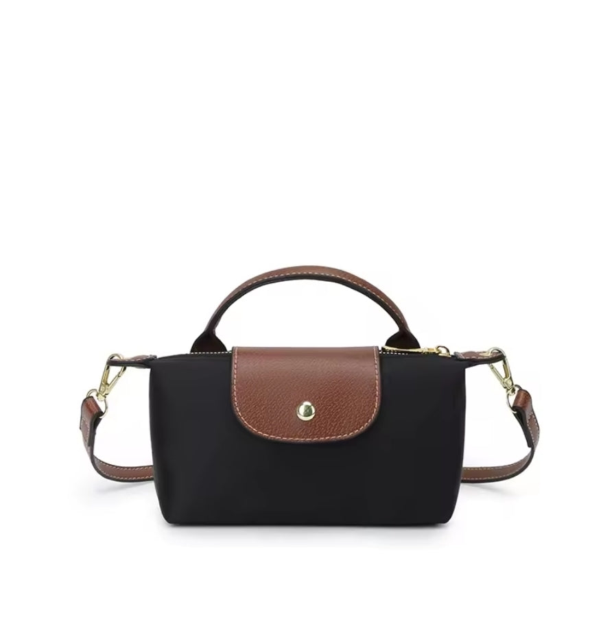 TWO-TONE SHOULDER BAG