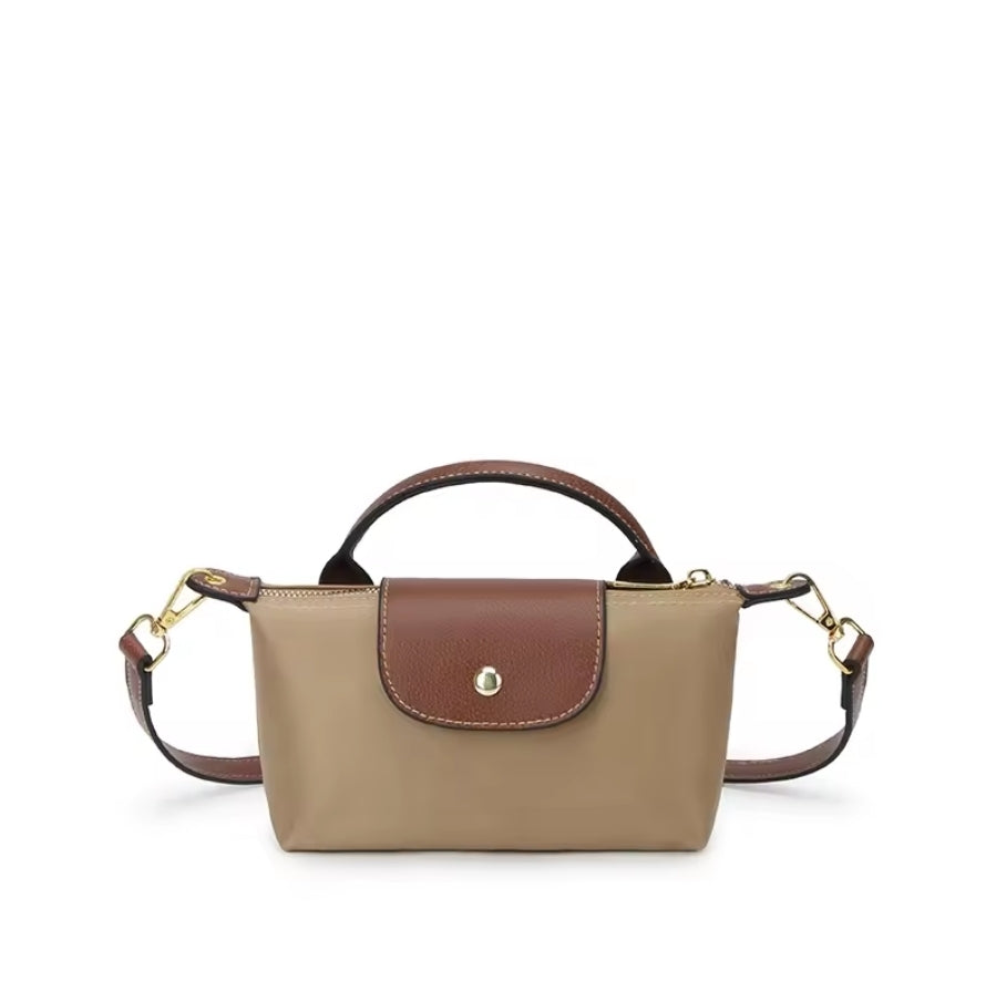 TWO-TONE SHOULDER BAG