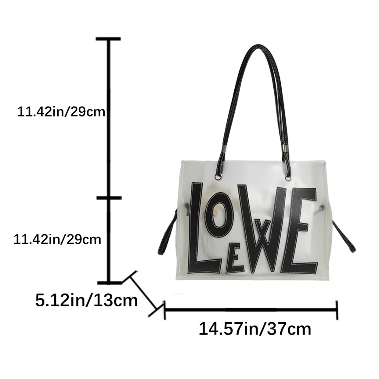 LOEW TRANSPARENTE BAG